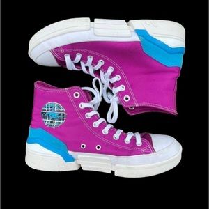CONVERSE-Mix&Match CPX70 Hi-Top Color: Cactus flower/Sail blue/White